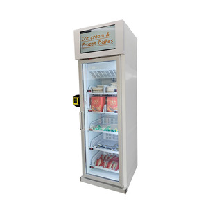 grab n go refrigerator vending machine card reader